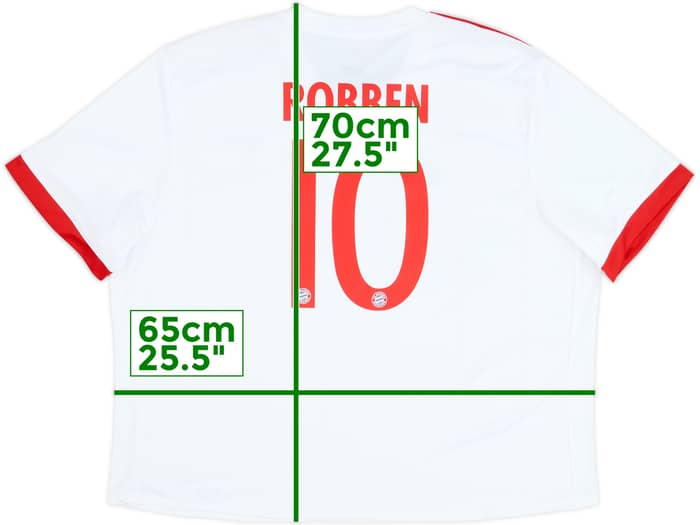 2017-18 Bayern Munich European Third Shirt Robben #10 - 4/10 - (XXL)