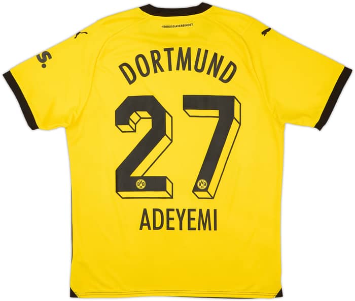 2023-24 Borussia Dortmund Home Shirt Adeyemi #27 - 8/10 - (L)