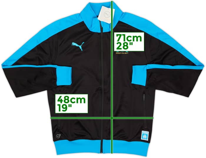 2018-19 Olympique Marseille Puma Track Jacket (M)