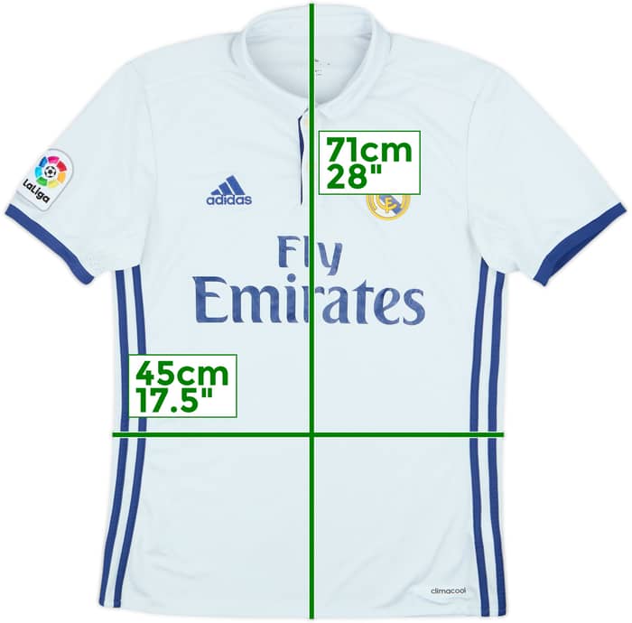 2016-17 Real Madrid Home Shirt - 4/10 - (S)