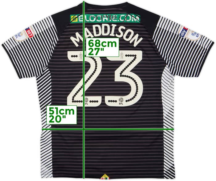 2017-18 Norwich Away Shirt Maddison #23 - 4/10 - (L)