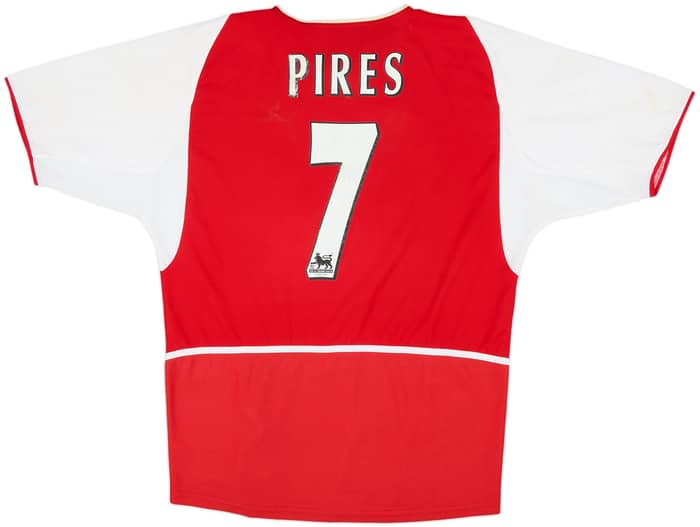 2002-04 Arsenal Home Shirt Pires #7 - 5/10 - (L)