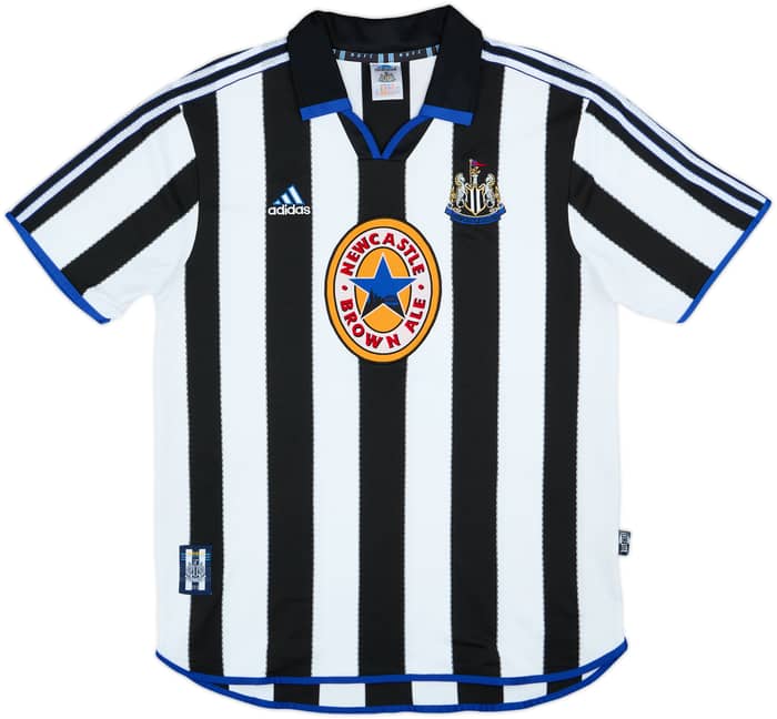1999-00 Newcastle Home Shirt Shearer #9 - 8/10 - (XL)