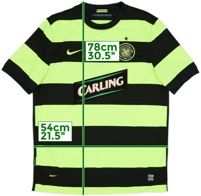 2009-11 Celtic Away Shirt - 8/10 - (L)