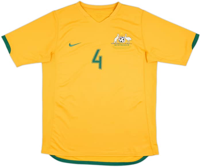 2006-08 Australia Home Shirt Cahill #4 - 6/10 - (L)