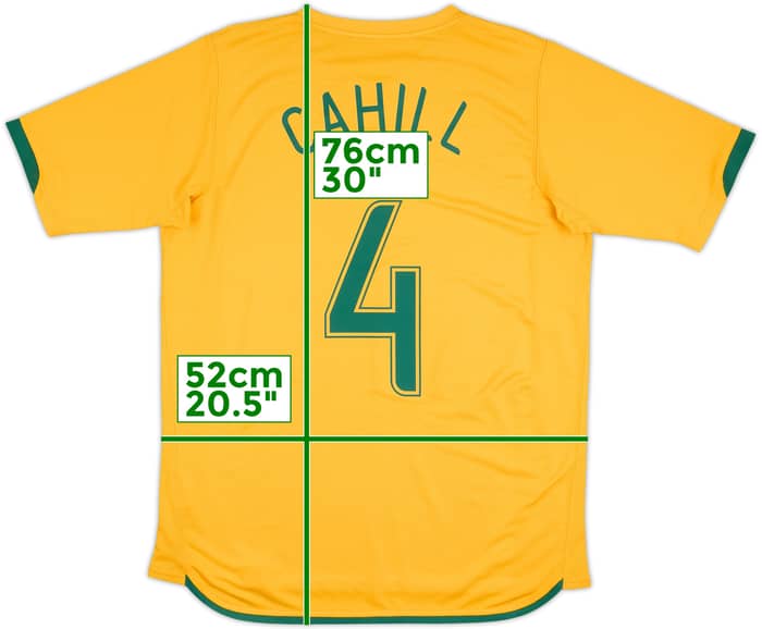 2006-08 Australia Home Shirt Cahill #4 - 6/10 - (L)