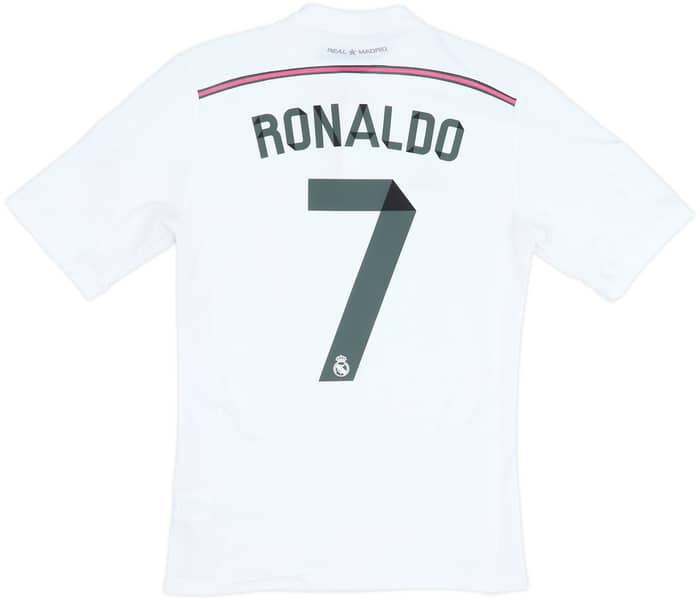 2014-15 Real Madrid Home Shirt Ronaldo #7 - 6/10 - (S)