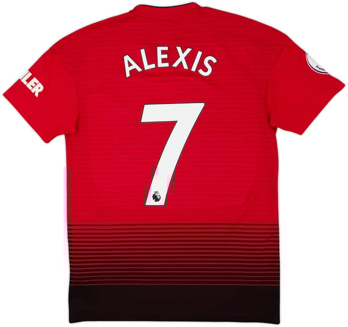 2018-19 Manchester United Home Shirt Alexis #7 - 9/10 - (S)