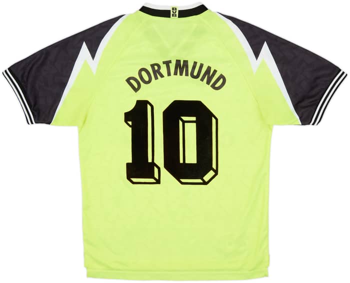 1995-96 Borussia Dortmund Home Shirt #10 - 8/10 - (XL.Boys)