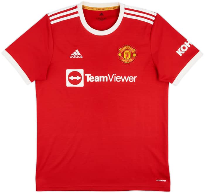 2021-22 Manchester United Home Shirt Sancho #25 - 9/10 - (L)