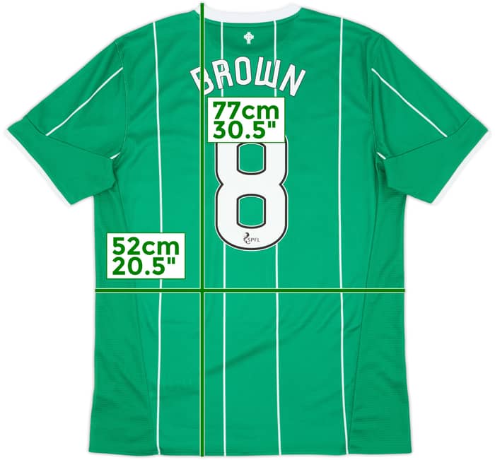 2015-16 Celtic Away Shirt Brown #8 - 8/10 - (L)