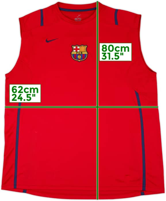 2006-07 Barcelona Nike Training Vest - 9/10 - (XXL)