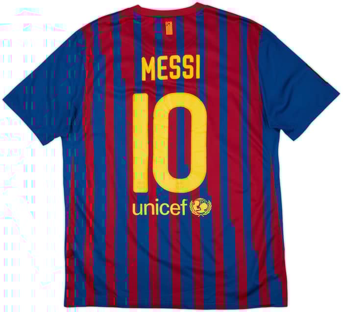2011-12 Barcelona Home Shirt Messi #10 - 6/10 - (L)