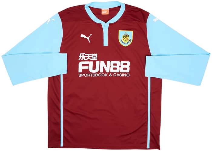 2014-15 Burnley Home L/S Shirt Barnes #30 - 7/10 - (XL)