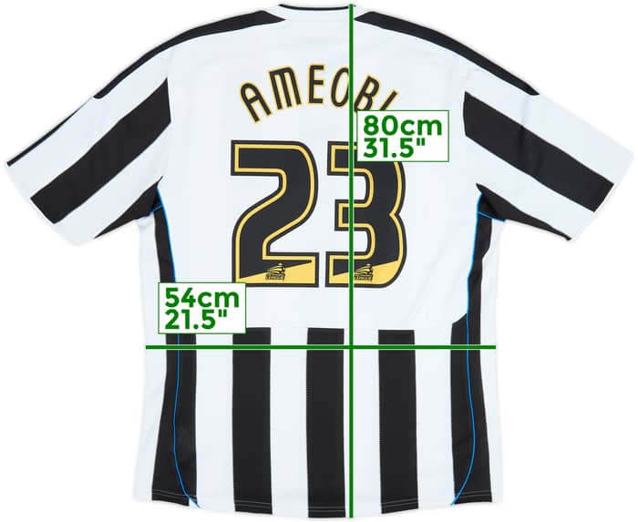 2009-10 Newcastle Home Shirt Ameobi #23 - 6/10 - (L)