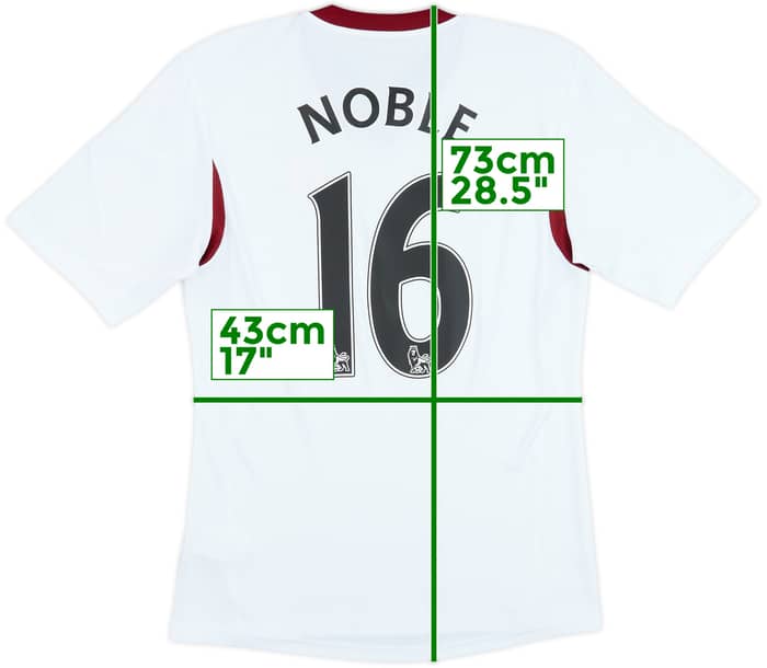 2013-14 West Ham Away Shirt Noble #16 - 7/10 - (S)