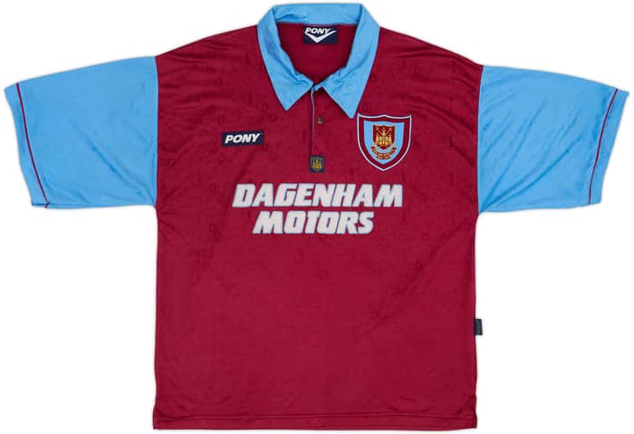 1995-97 West Ham Centenary Home Shirt Lampard #26 - 8/10 - (L)