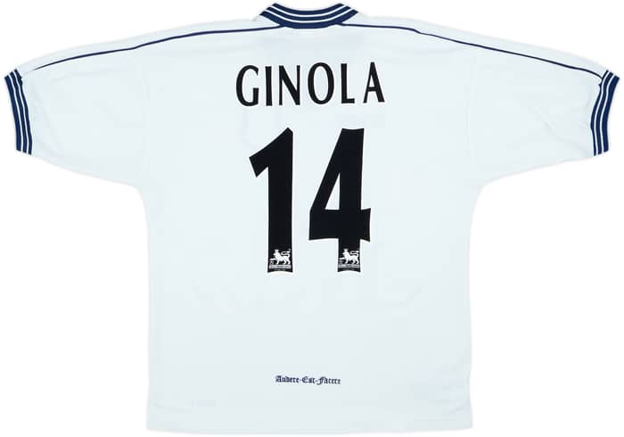 1997-99 Tottenham Home Shirt Ginola #14 - 7/10 - (L)