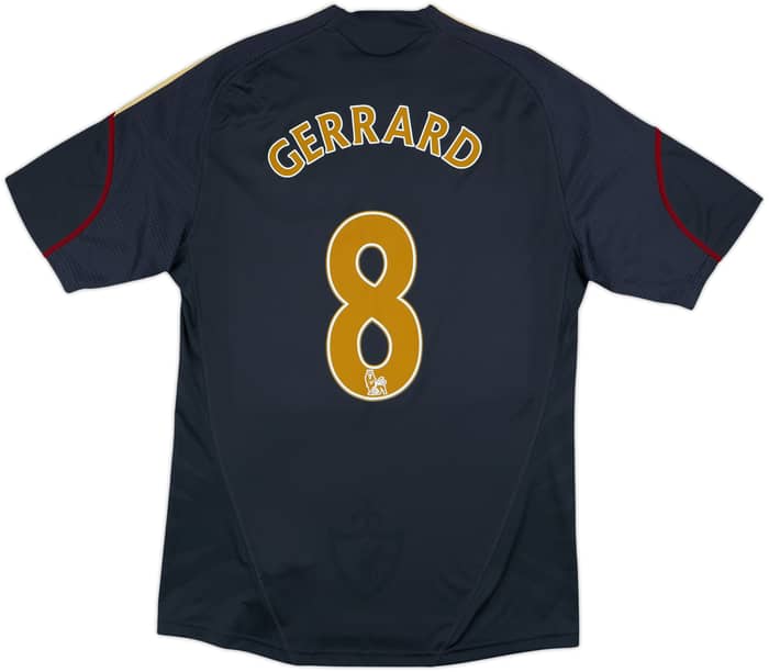 2009-10 Liverpool Away Shirt Gerrard #8 - 10/10 - (M)