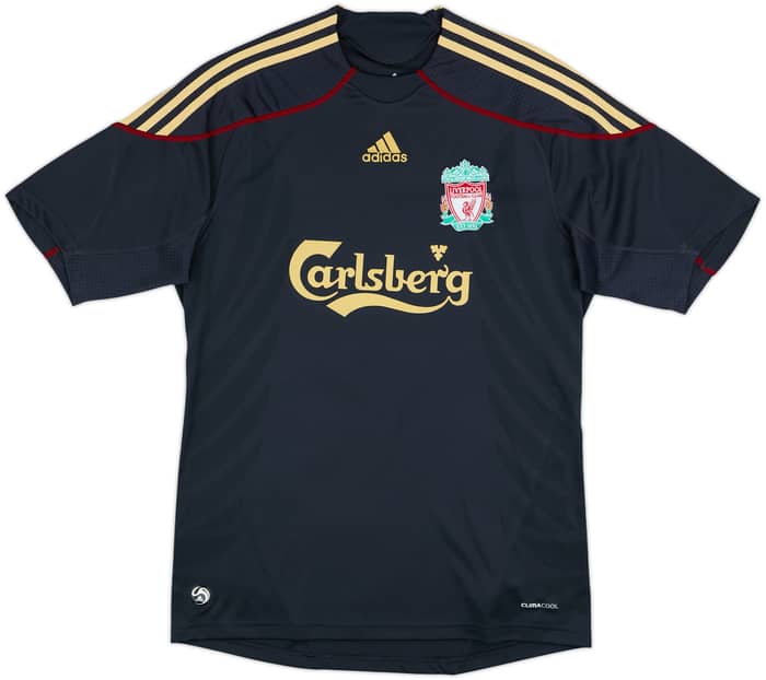 2009-10 Liverpool Away Shirt Gerrard #8 - 10/10 - (M)