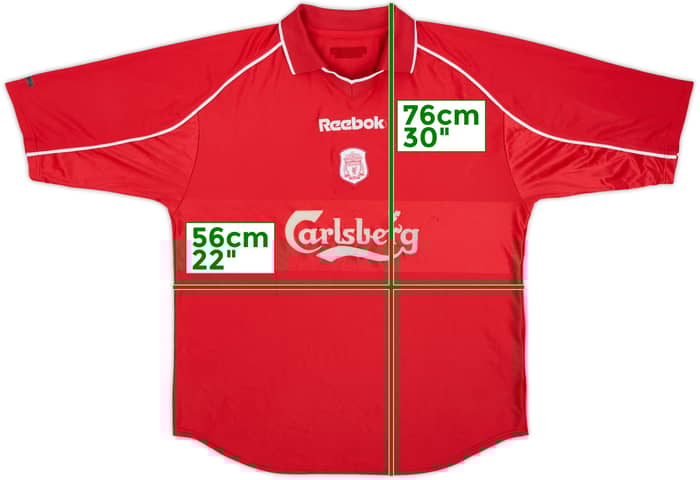 2000-02 Liverpool Home Shirt - 4/10 - (L)