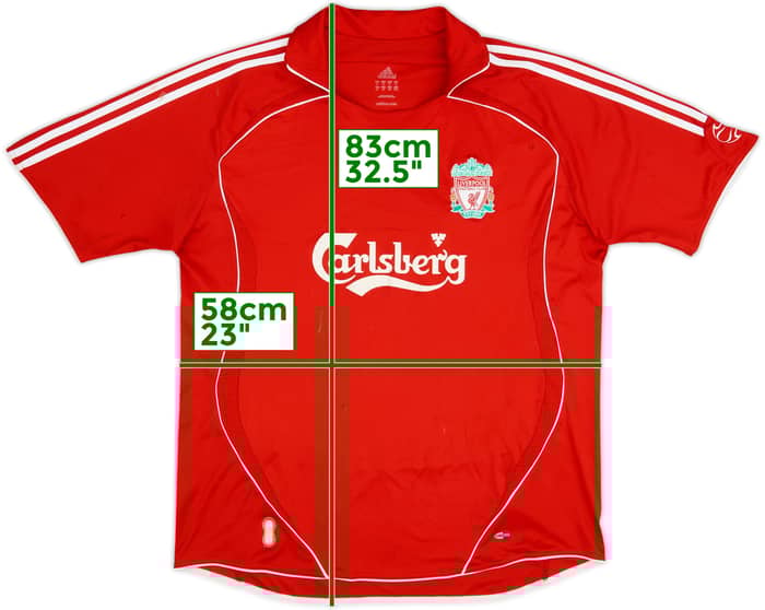 2006-08 Liverpool Home Shirt - 5/10 - (XL)