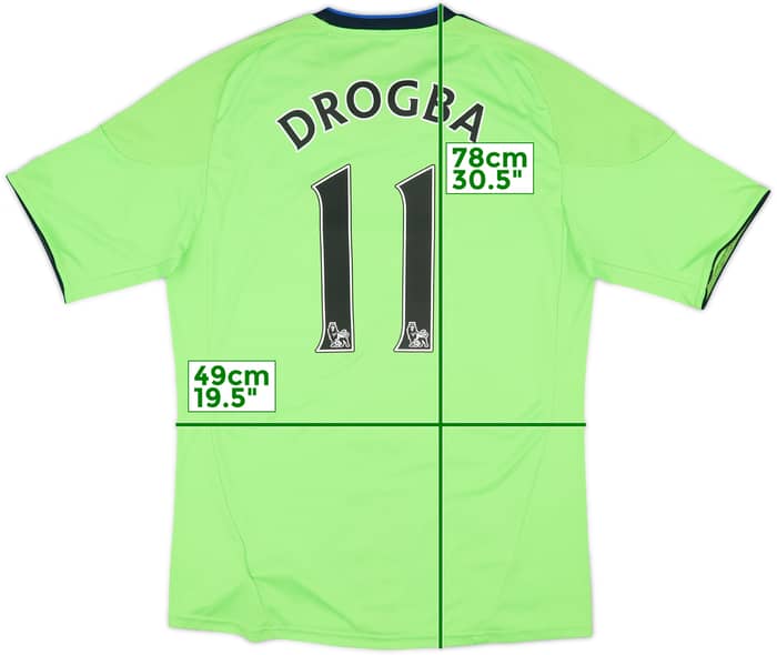 2010-11 Chelsea Third Shirt Drogba #11 - 8/10 - (M)