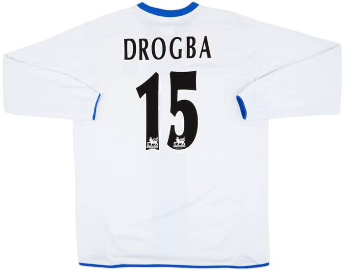 2003-05 Chelsea Away L/S Shirt Drogba #15 - 6/10 - (XL)