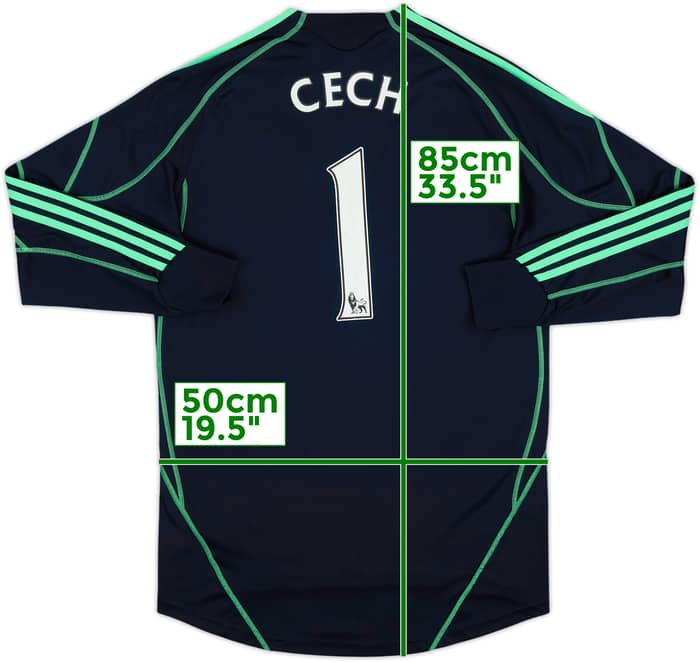 2009-10 Chelsea GK Shirt Cech #1 - 7/10 - (M)