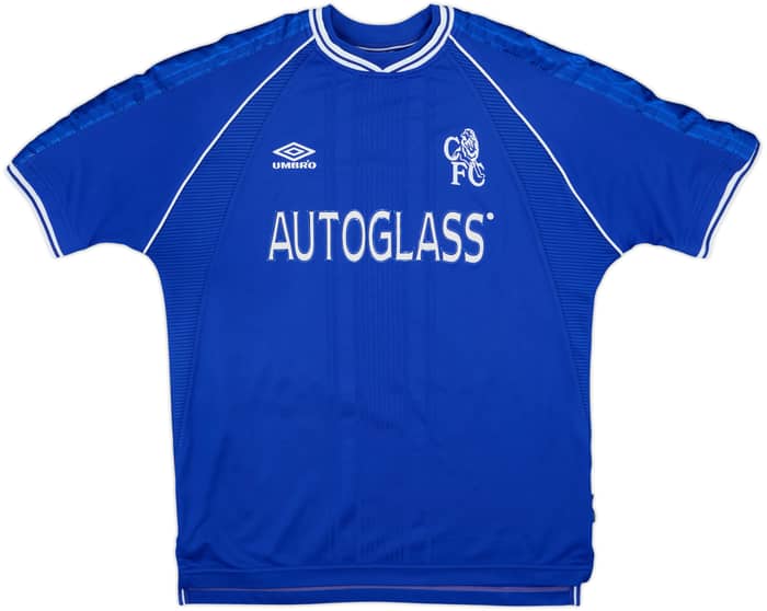 1999-01 Chelsea Home Shirt Zola #25 - 8/10 - (L)