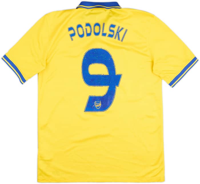 2013-14 Arsenal Away Shirt Podolski #9 - 5/10 - (M)
