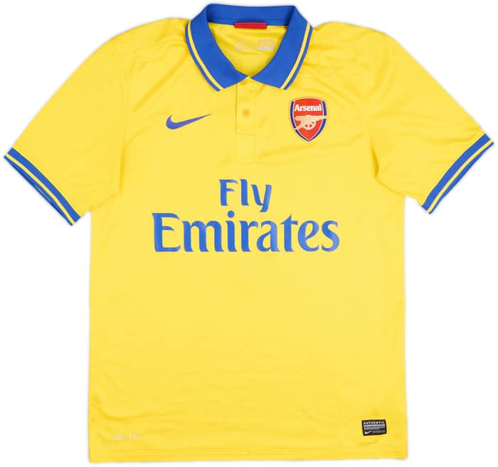 2013-14 Arsenal Away Shirt Podolski #9 - 5/10 - (M)
