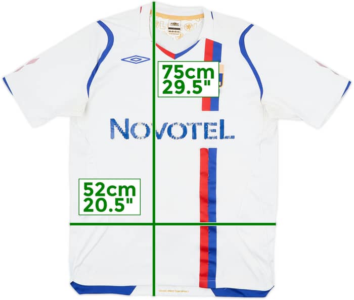 2008-09 Lyon Home Shirt - 4/10 - (M)
