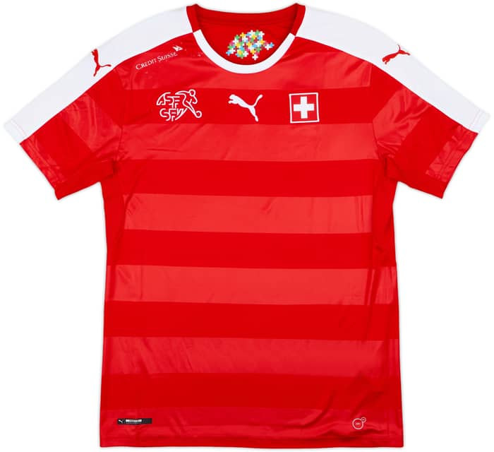 2016-17 Switzerland Home Shirt - 6/10 - (M)