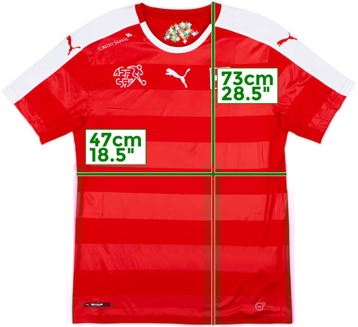 2016-17 Switzerland Home Shirt - 6/10 - (M)