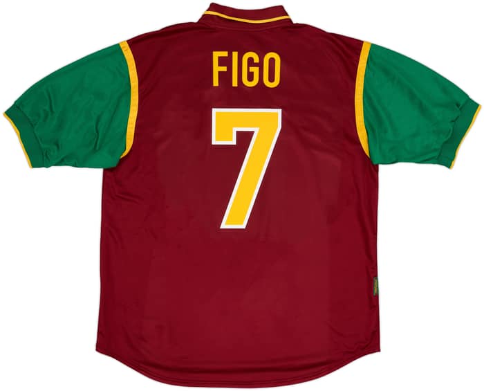 1999-00 Portugal Home Shirt Figo #7 - 9/10 - (XL)