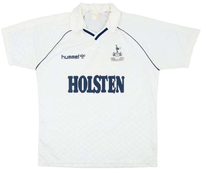 1987-89 Tottenham Home Shirt - 7/10 - (XL)