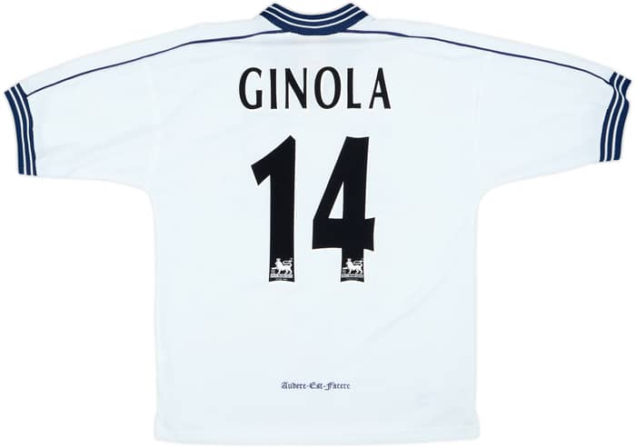 1997-99 Tottenham Home Shirt Ginola #14 - 9/10 - (M)