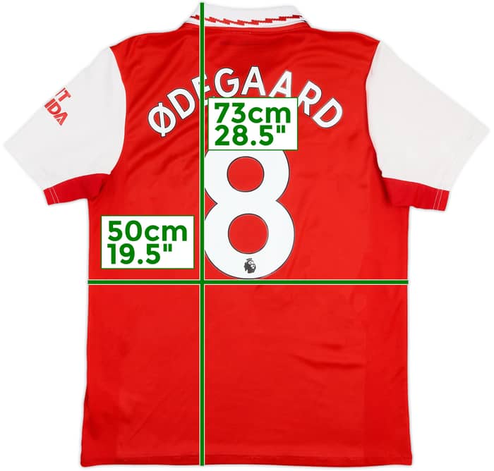 2022-23 Arsenal Home Shirt Odegaard #8 - 5/10 - (M)