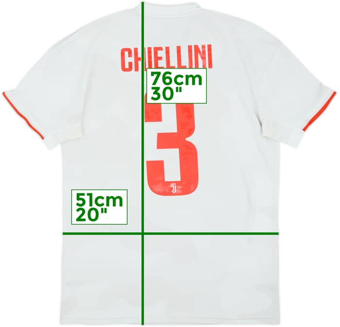 2019-20 Juventus Away Shirt Chiellini #3 - 8/10 - (M)