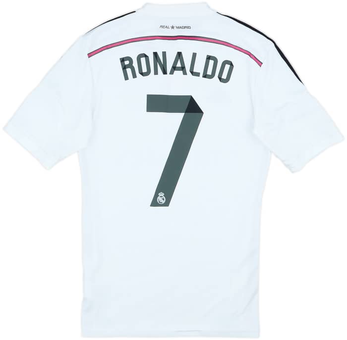 2014-15 Real Madrid Home Shirt Ronaldo #7 - 6/10 - (S)