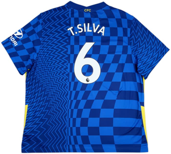 2021-22 Chelsea Home Shirt T.Silva #6 - 8/10 - (3XL)
