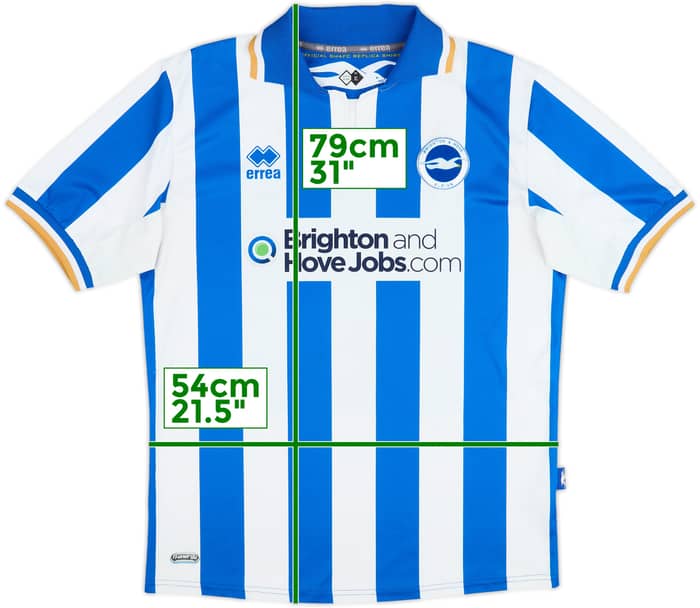 2011-13 Brighton Home Shirt - 8/10 - (XL)
