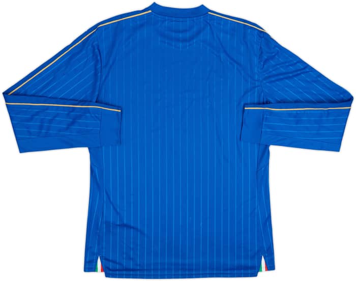 2016-17 Italy Player Issue Home L/S Shirt - 8/10 - (XL)