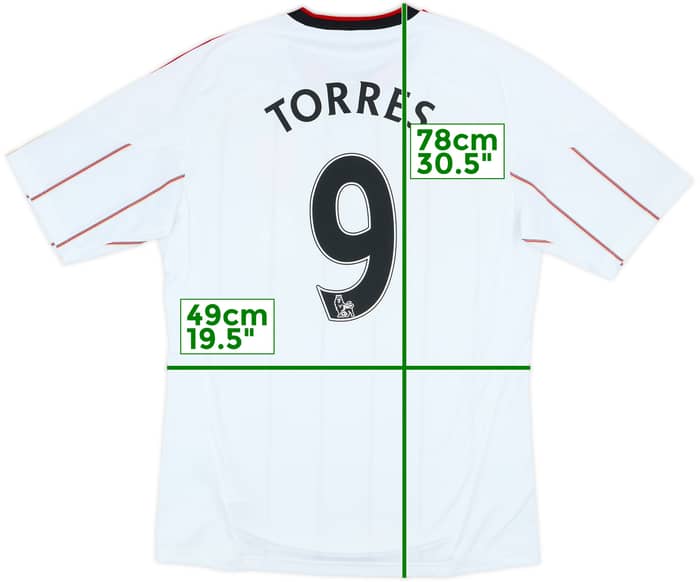 2010-11 Liverpool Away Shirt Torres #9 - 6/10 - (M)