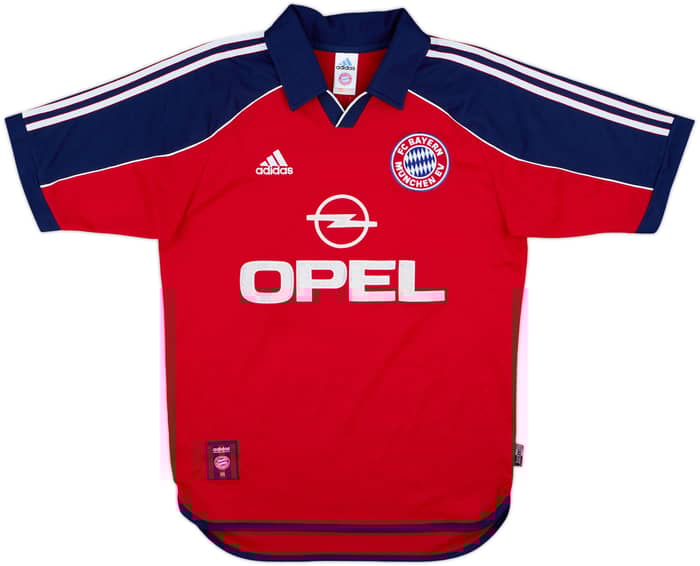 1999-01 Bayern Munich Home Shirt Elber #9 - 8/10 - (S)