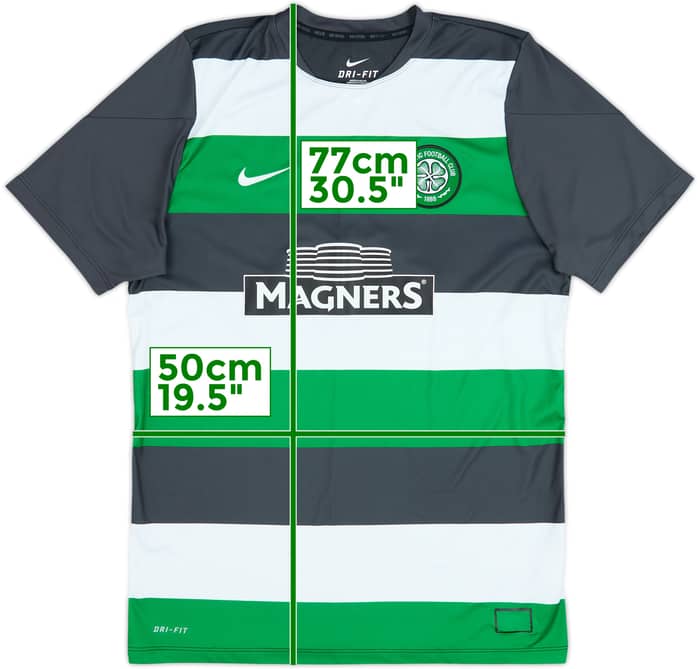 2013-14 Celtic Nike Training Shirt - 8/10 - (L)