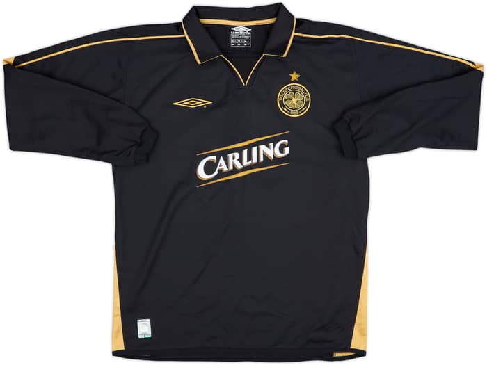 2003-04 Celtic Away L/S Shirt Balde #6 - 9/10 - (M)