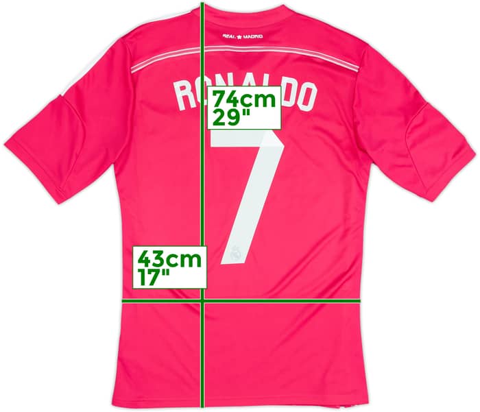 2014-15 Real Madrid Away Shirt Ronaldo #7 - 6/10 - (M)