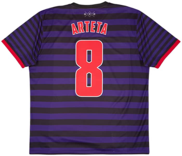 2012-13 Arsenal Away Shirt Arteta #8 - 5/10 - (XL)